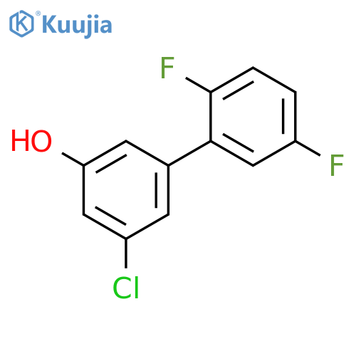 3-Chloro-5-(2,5-difluorophenyl)phenol structure