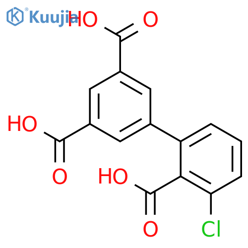 6-Chloro-2-(3,5-dicarboxyphenyl)benzoic acid structure