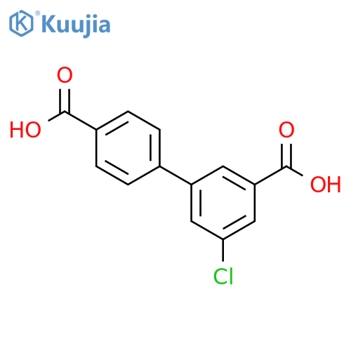 [1,1'-Biphenyl]-3,4'-dicarboxylic acid, 5-chloro- structure