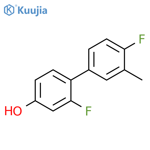 [1,1'-Biphenyl]-4-ol, 2,4'-difluoro-3'-methyl- structure