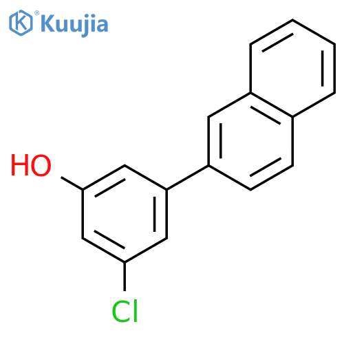 3-Chloro-5-(naphthalen-2-YL)phenol structure
