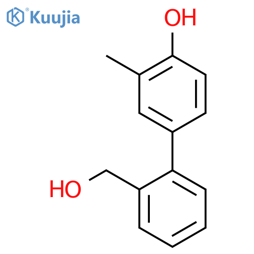 4-(2-Hydroxymethylphenyl)-2-methylphenol structure