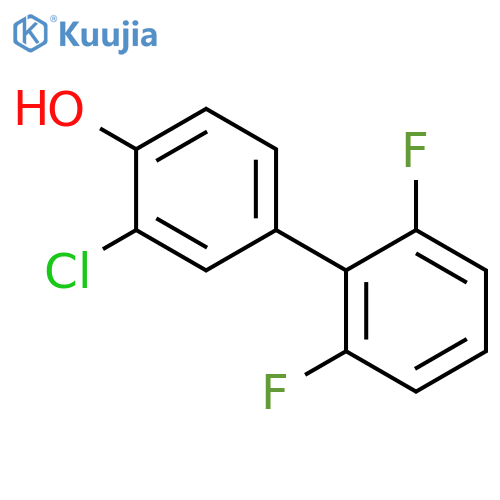 2-Chloro-4-(2,6-difluorophenyl)phenol structure