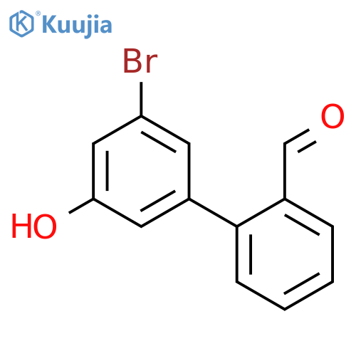 3-Bromo-5-(2-formylphenyl)phenol structure
