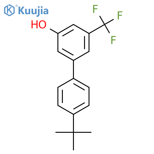 5-(4-T-Butylphenyl)-3-trifluoromethylphenol structure