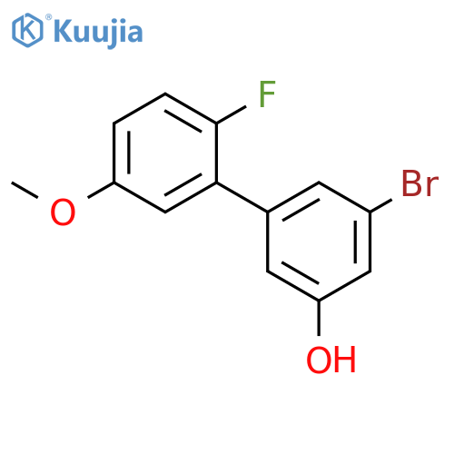 [1,1'-Biphenyl]-3-ol, 5-bromo-2'-fluoro-5'-methoxy- structure