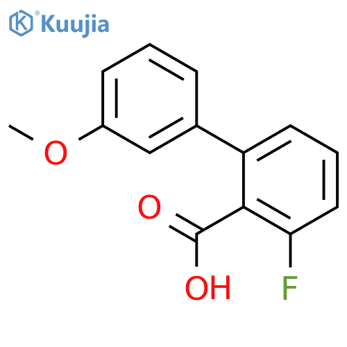 6-Fluoro-2-(3-methoxyphenyl)benzoic acid structure