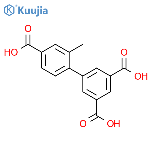 [1,1'-Biphenyl]-3,4',5-tricarboxylic acid, 2'-methyl- structure