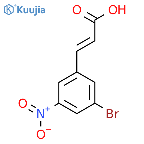 3-(3-bromo-5-nitrophenyl)prop-2-enoic acid structure