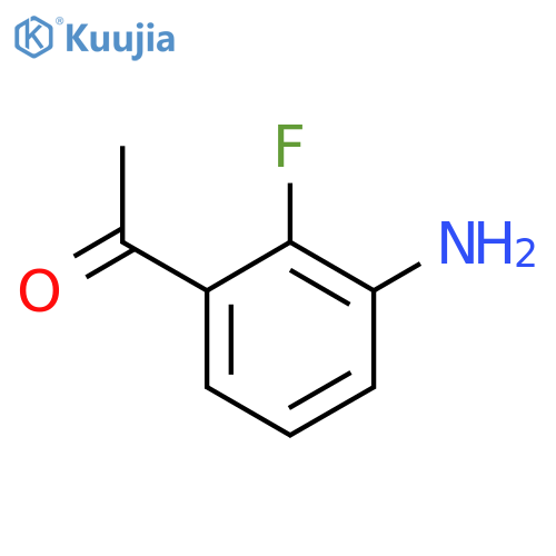 1-(3-Amino-2-fluoro-phenyl)-ethanone structure