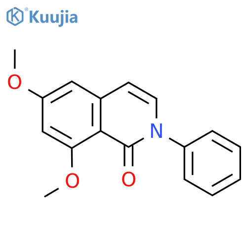 6,8-Dimethoxy-2-phenylisoquinolin-1(2H)-one structure