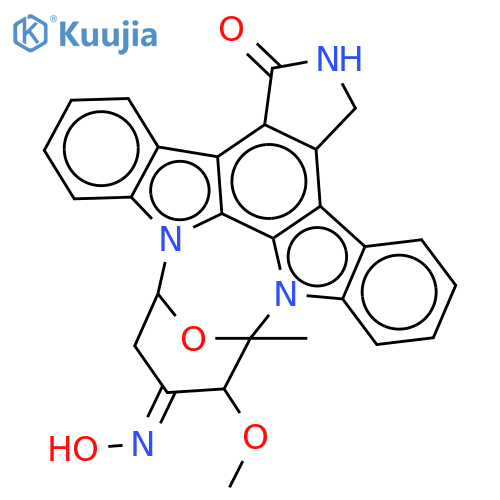 (7Z)-7-(hydroxyimino)-6-methoxy-5-methyl-6,7,8,9,15,16-hexahydro-5H,14H-5,9-epoxy-4b,9a,15-triazadibenzo[b,h]cyclonona[1,2,3,4-jkl]cyclopenta[e]-as-indacen-14-one structure