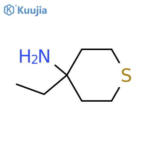 4-ethyltetrahydrothiopyran-4-amine structure