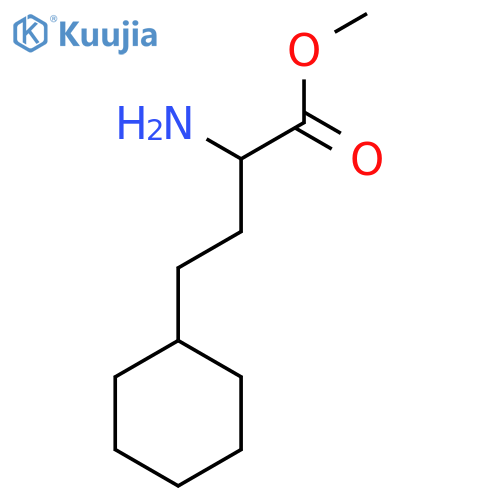 methyl 2-amino-4-cyclohexyl-butanoate structure