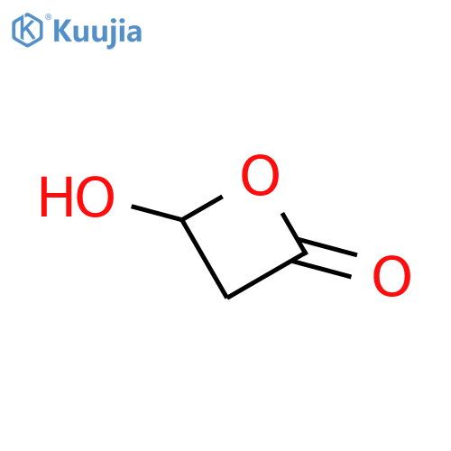 4-Hydroxy-2-oxetanone; (R)-form structure