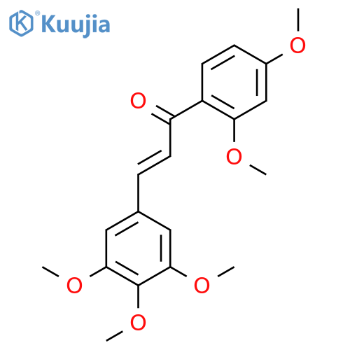 (2E)-1-(2,4-Dimethoxyphenyl)-3-(3,4,5-trimethoxyphenyl)prop-2-en-1-one structure