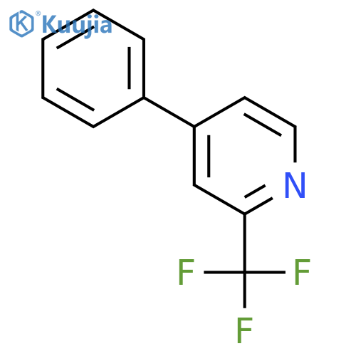 4-Phenyl-2-(trifluoromethyl)pyridine structure