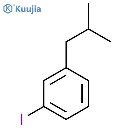 1-Iodo-3-(2-methylpropyl)benzene structure