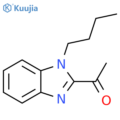 1-(1-Butyl-1H-benzo[d]imidazol-2-yl)ethanone structure