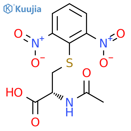 L-Cysteine, N-acetyl-S-(2,6-dinitrophenyl)- structure