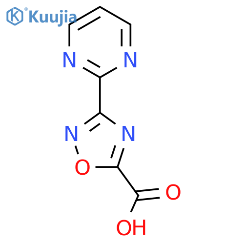 3-(Pyrimidin-2-yl)-1,2,4-oxadiazole-5-carboxylic acid structure