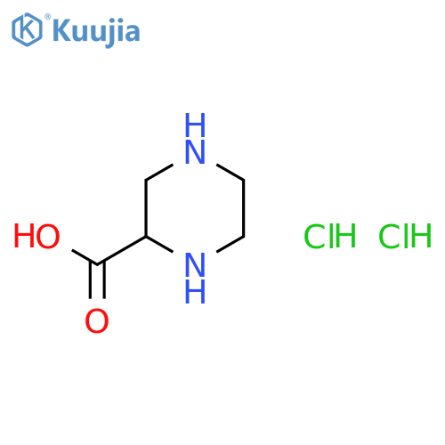 (2R)-piperazine-2-carboxylic acid dihydrochloride structure