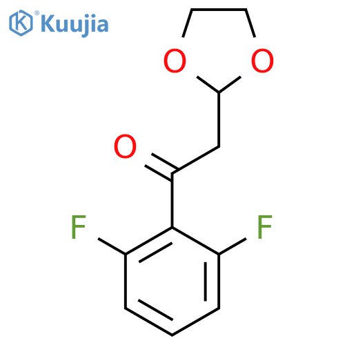 1-(2,6-Difluoro-phenyl)-2-(1,3-dioxolan-2-yl)-ethanone structure