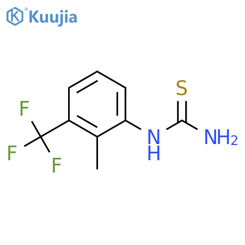 2-Methyl-3-trifluoromethylphenylthiourea structure