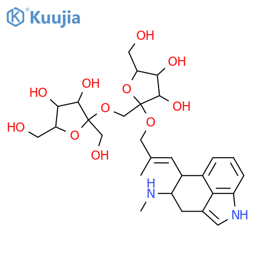 Chanoclavine I; (-)-form, O-[β-D-Fructofuranosyl-(2→1)-β-D-fructofuranoside] structure