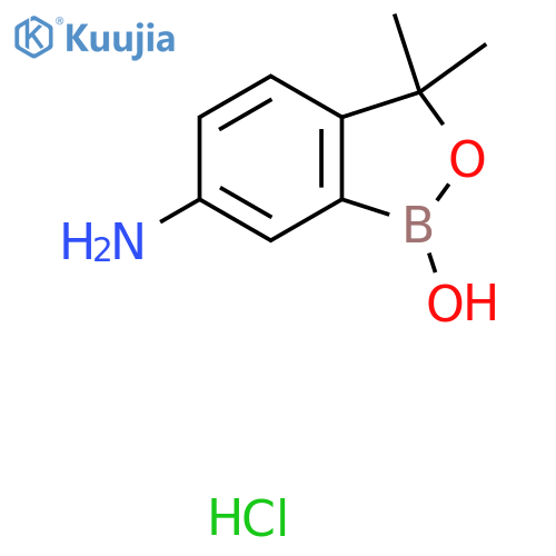 6-Amino-3,3-dimethyl-3H-benzo[c][1,2]oxaborol-1-ol hydrochloride structure