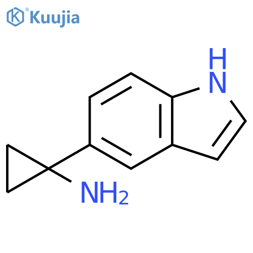 1-(1H-indol-5-yl)cyclopropan-1-amine structure