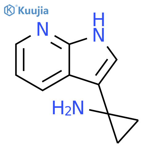 1-{1H-pyrrolo2,3-bpyridin-3-yl}cyclopropan-1-amine structure