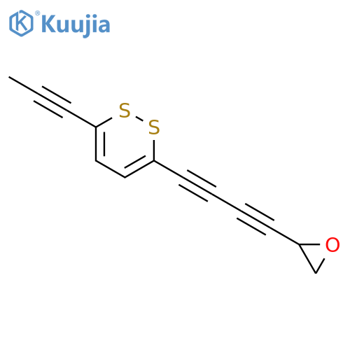 1,2-Dithiin,3-[4-(2-oxiranyl)-1,3-butadiyn-1-yl]-6-(1-propyn-1-yl)- structure