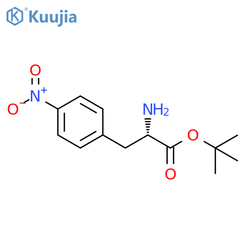 TERT-BUTYL 2-AMINO-3-(4-NITROPHENYL)PROPANOATE structure