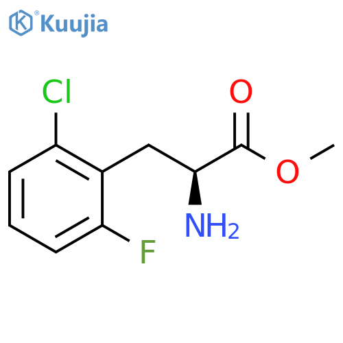 methyl 2-amino-3-(2-chloro-6-fluorophenyl)propanoate structure
