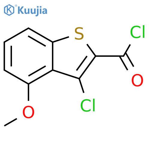 3-Chloro-4-methoxybenzo[b]thiophene-2-carbonyl chloride structure