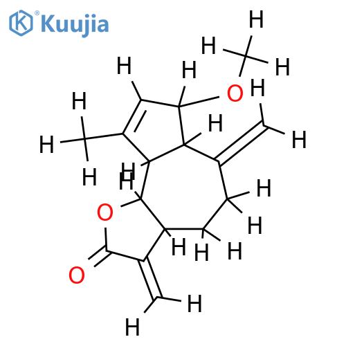 Me ether-(2alpha,6alpha)-2-Hydroxy-3,10(14),11(13)-guaiatrien-12,6-olide structure