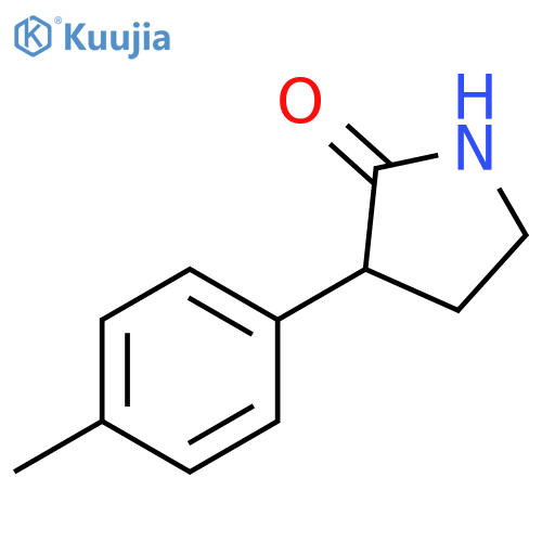 3-(4-methylphenyl)pyrrolidin-2-one structure