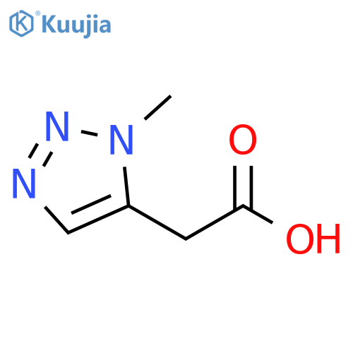 2-(1-methyl-1H-1,2,3-triazol-5-yl)acetic acid structure