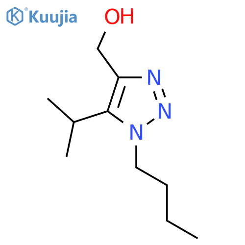 1-butyl-5-(propan-2-yl)-1H-1,2,3-triazol-4-ylmethanol structure