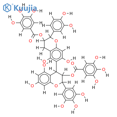 (-)-epigallocatechin 3-O-gallate(4beta-6) (-)-epicatechin 3-O-gallate structure