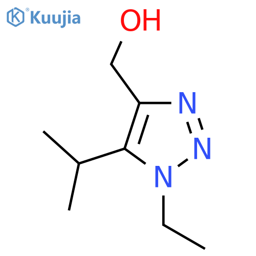 1-ethyl-5-(propan-2-yl)-1H-1,2,3-triazol-4-ylmethanol structure