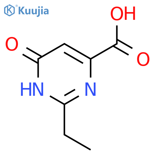 2-Ethyl-6-oxo-1,6-dihydropyrimidine-4-carboxylic acid structure