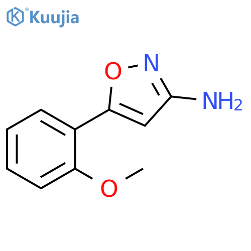 5-(2-methoxyphenyl)-1,2-oxazol-3-amine structure