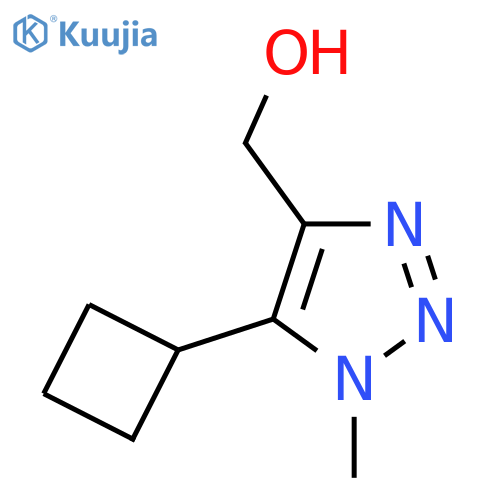 (5-cyclobutyl-1-methyl-1H-1,2,3-triazol-4-yl)methanol structure
