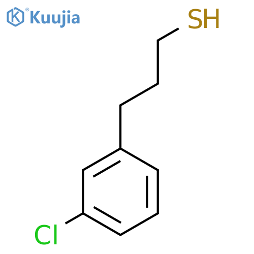 3-(3-Chlorophenyl)propane-1-thiol structure
