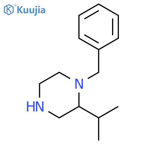 1-benzyl-2-isopropylpiperazine structure