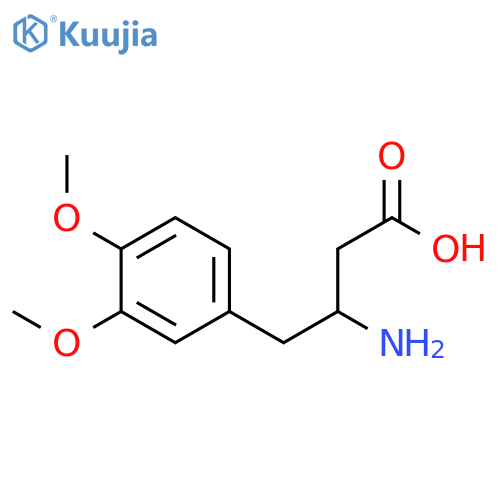 3-Amino-4-(3,4-dimethoxyphenyl)butyricAcid structure