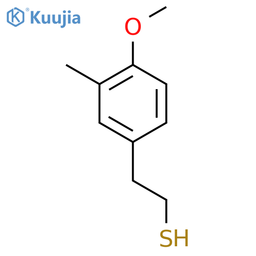 2-(4-methoxy-3-methylphenyl)ethane-1-thiol structure