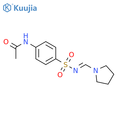 Acetamide,N-[4-[[(1-pyrrolidinylmethylene)amino]sulfonyl]phenyl]- structure